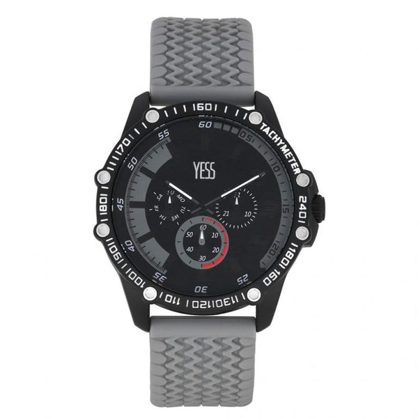 Reloj Yess Hombre 1151g-04 Pulso Silicona Gris