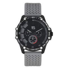 Reloj Yess Hombre 1151g-04 Pulso Silicona Gris