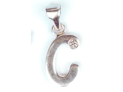 Dije de plata 925 Letra Inicial