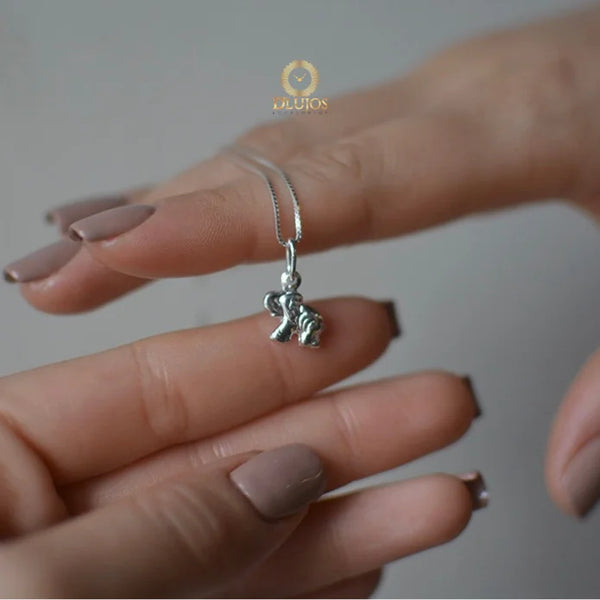 Dije Plata 925 Elefante Troquelado