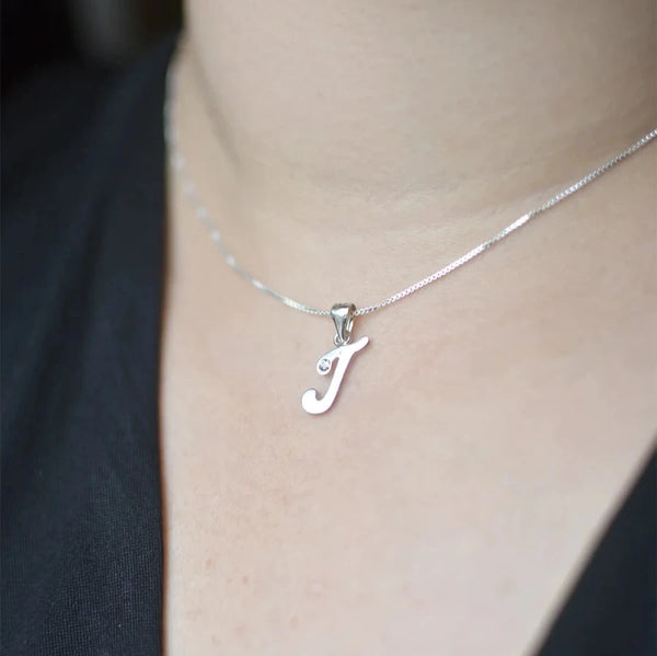 Dije de plata 925 Letra Inicial
