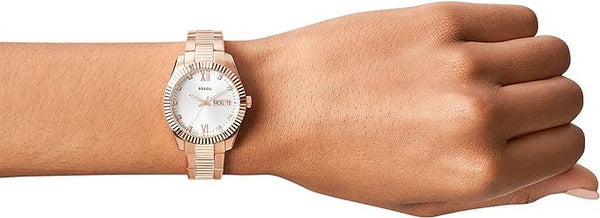 Reloj Fossil Dama ES5200 Acero Oro Rosa