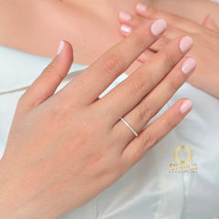 Anillo Plata 925 Cinta Microcircones