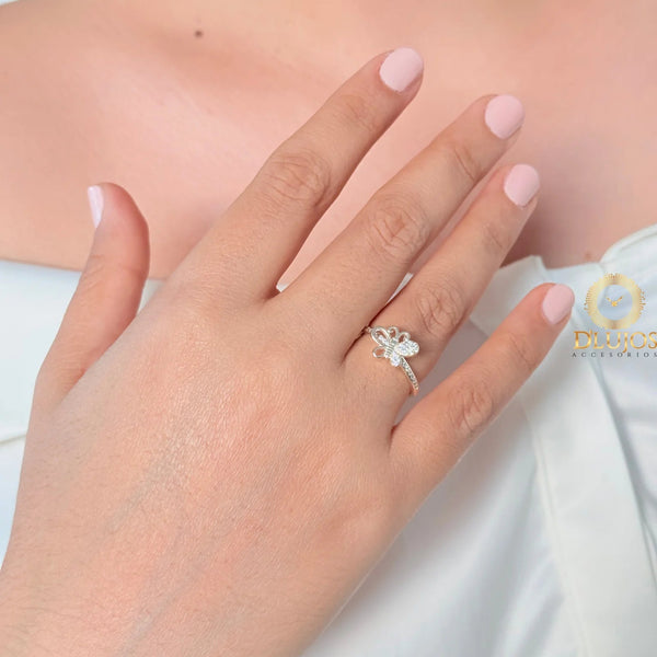 Anillo Plata 925 Mariposa