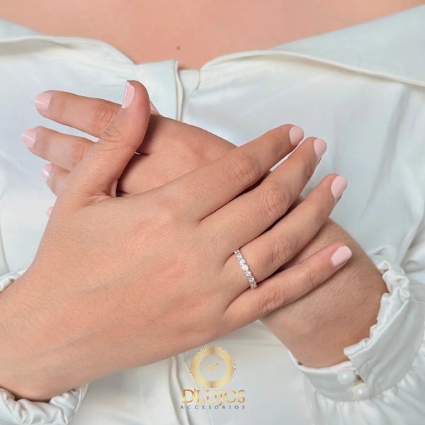 Anillo Plata 925 Sin Fin Churumbela