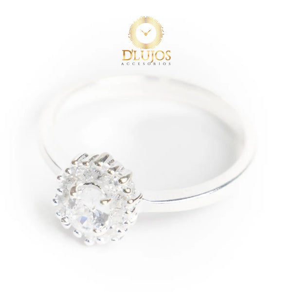 Anillo Plata 925 Solitario