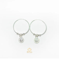Aretes Candongas plata 925  Aros San Benito 
