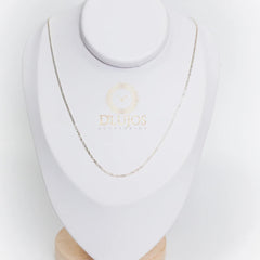 Cadena Plata 925 Minicubana 50cm 2.8g