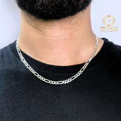 Cadena Plata 925 Figaro 50cm 12.4gr cartier 3x1 tres por uno