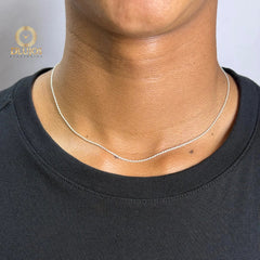 Cadena Plata 925 Lazo 45cm gargantilla collar