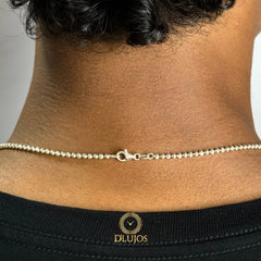 Cadena Plata 925 Militar Diamantada 50cm 9.83gr 3mm