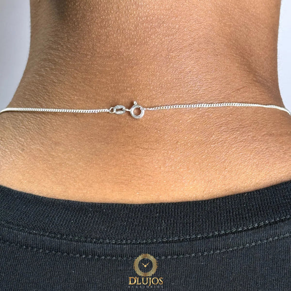 Cadena Plata 925 Minicubana 50cm