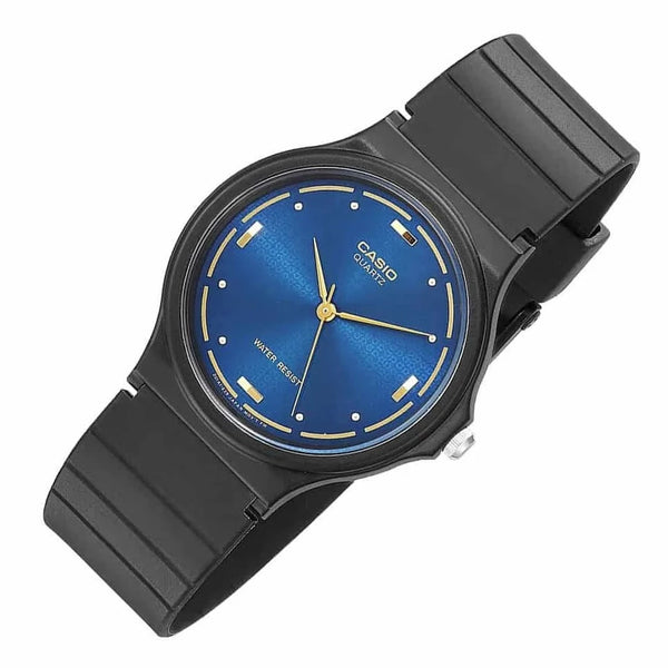 reloj casio Unisex MQ-76-2ALDF resina negro esfera azul matralizado 
