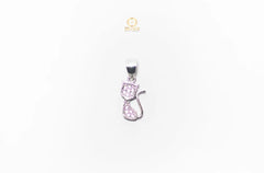 Dije Plata 925 Gato Circones 