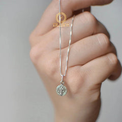 Dije Plata 925  Medalla San Benito Pequeño