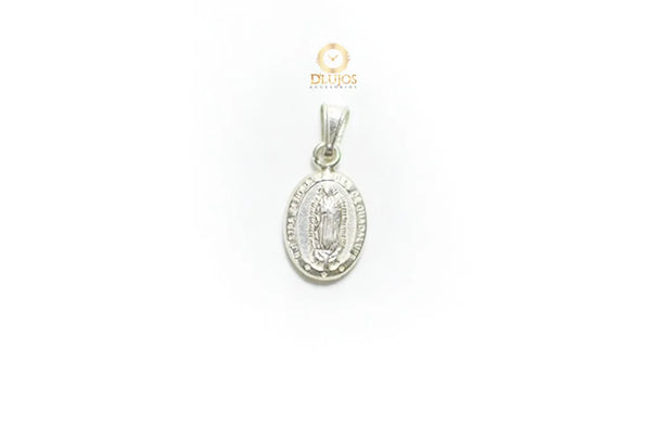 Dije Plata 925  Medalla Virgen Guadalupe Mediano Joyas Jewerly