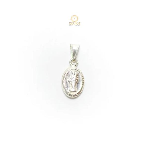 Dije Plata 925  Medalla Virgen Maria Auxiliadora silver joyas