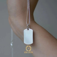 Dije Plata 925 Placa Mediano Joyas Silver