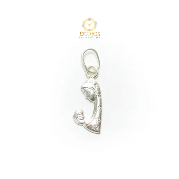 Dije Plata 925 Virgen Maria De Perfil