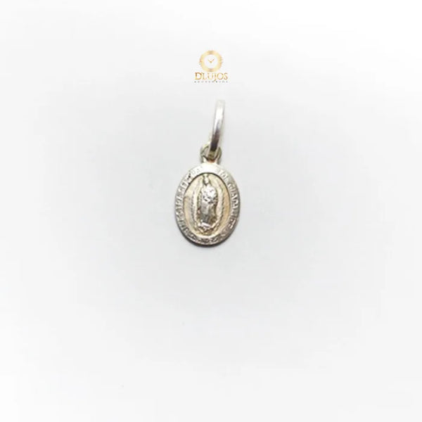 Dije Plata 925 Virgen de Guadalupe Miniatura