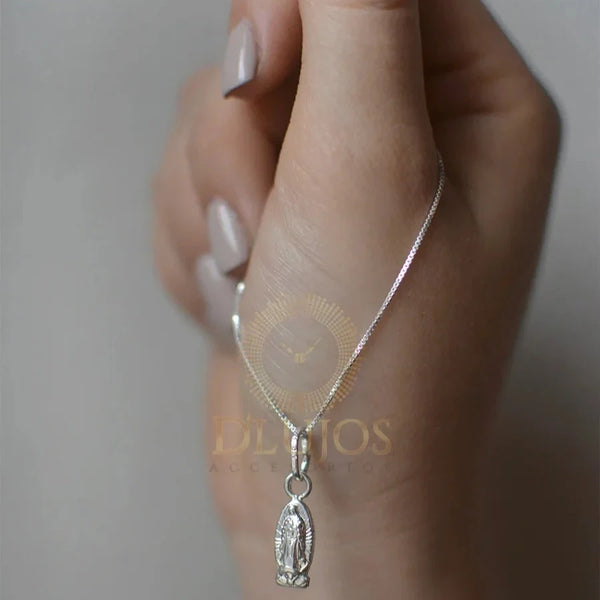 Dije Plata 925 Virgen de Guadalupe Pequeño