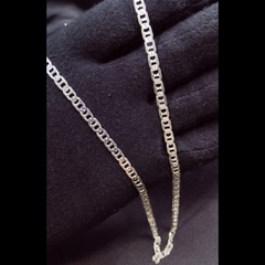 Cadena Plata 925 Escalera Plana 50cm 7.68gr 4mm