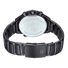 Un modelo de vinculación con smartphone de “EDIFICE”, que sigue evolucionando como cronógrafo metálico avanzado de alto rendimiento. Referencia: ECB-30DC-1ADF Colección: Edifice Genero: Hombre Composición: Análogo, digital, cronometro, temporizador, alarma, calendario, vinculación con teléfono inteligente. Materiales: acero inoxidable Color: Negro Impermeabilidad: 10 ATM Movimiento: Cuarzo Cristal: Mineral Producto con garantía de 1 año en funcionamiento. Recomendaciones Reloj con resistencia al agua para 1