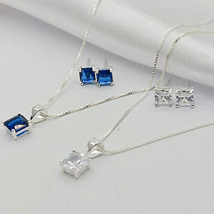 Set femenino de plata 925 con cadena, dije y topos diseño exclusivo en Colombia

Joyería de plata para mujer plata fina para dama Conjunto de joyas 