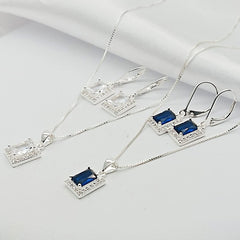 Set femenino de plata 925 con cadena, dije y topos diseño exclusivo en Colombia

Joyería de plata para mujer plata fina para dama Conjunto de joyas 