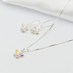 Set femenino de plata 925 con cadena, dije y topos diseño exclusivo en Colombia

Joyería de plata para mujer plata fina para dama Conjunto de joyas 