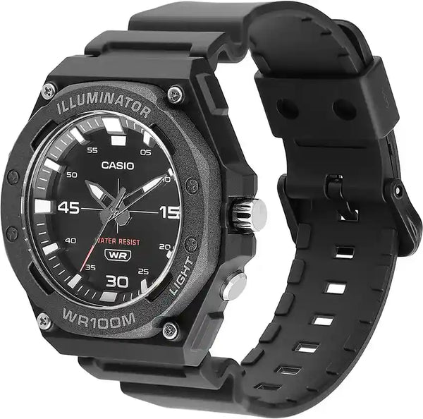 reloj casio analogo con luz MW-620H-1AVDF, resistente al agua