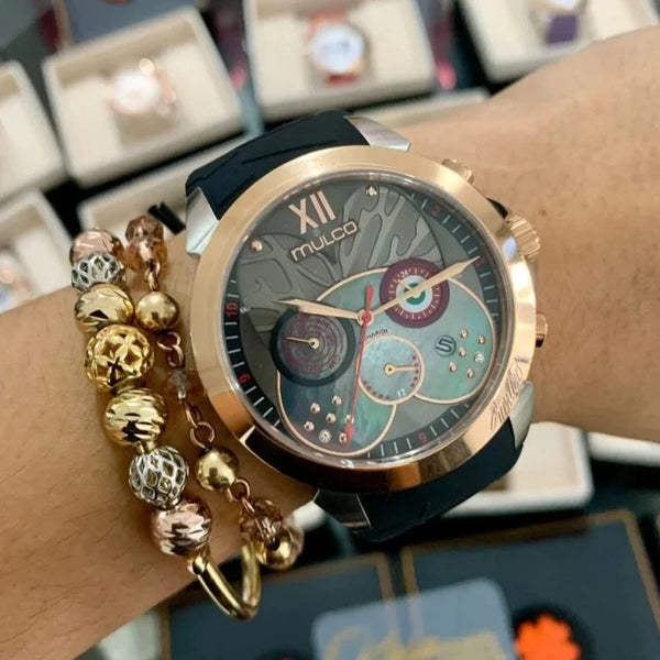 Reloj Mulco MW320580023 Dama Silicona Negra