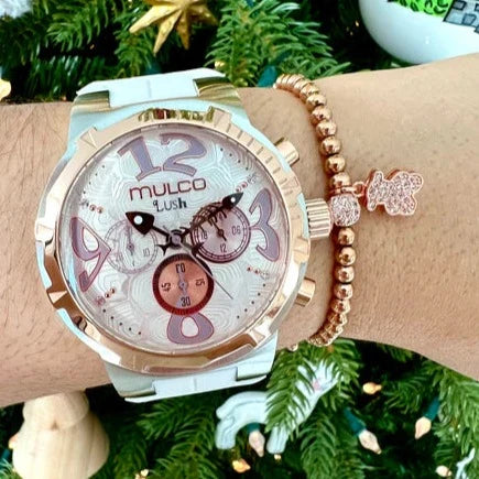 Reloj Mulco MW320637013 Dama Pulso Silcona Blanco
