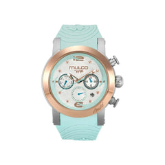 Reloj Mulco MW321837143 Dama Pulso Silicona Aguamarina D Lujos Accesorios