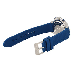 reloj nautica deportivo resistente al agua en pulso de silicona , caja en acero