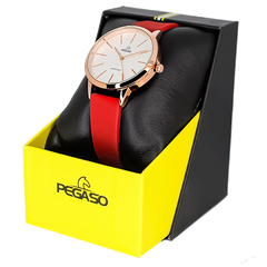 Reloj Pegaso Dama P6567RGE-17222A-2 Pulso Silicona Rojo