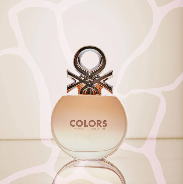 Perfume locion mujer colors de benetton rose