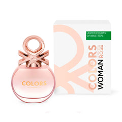 Perfume locion mujer colors de benetton rose