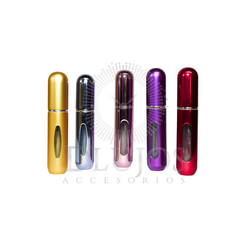 Perfumero Portatil recargable colores variados