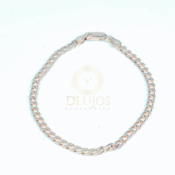 Pulsera de plata Tejido Pancer 21cm