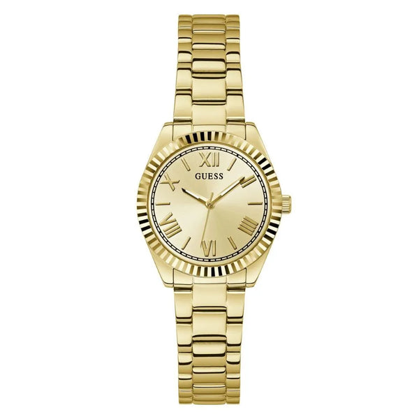 reloj guess dama dorado en acero inoxidable 