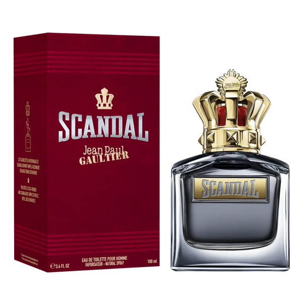 Descubre el poderoso y electrizante SCANDAL POUR HOMME de Jean Paul Gaultier. Con un aroma contrastante de madera y oriente, se impone como un rey en el cuadrilátero gracias a sus notas de salvia, caramelo y vetiver. Disfruta de su elegancia y seduce con su virilidad en cada victoria.