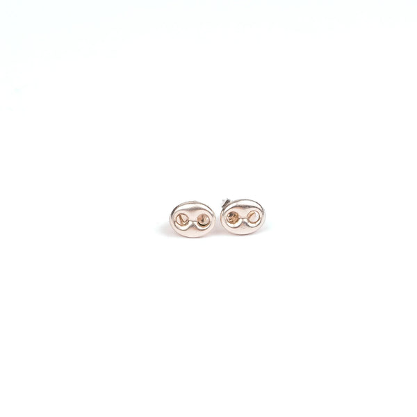 topos en plata ley 925 con broche mariposa estilo gucci