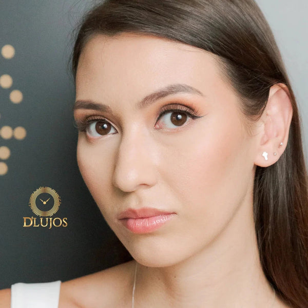 Set Plata 925 Mini Cruz Joyas topos cadena dije