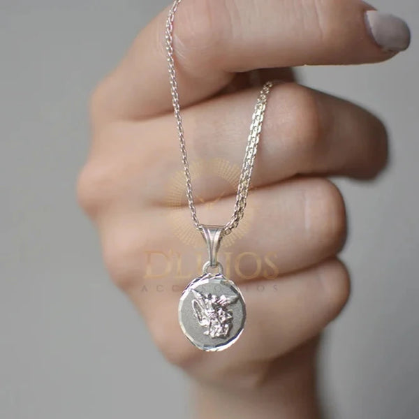 Silver_Dije_Plata_925_Arcangel_Diamantado_San_Miguel_Mediano_Diamantado_Mediano_1