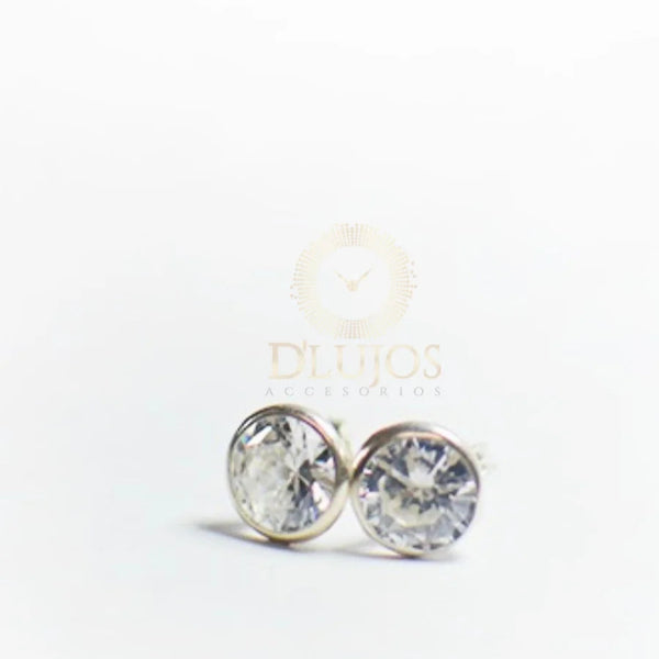 Topos Plata 925 Circon 8mm 