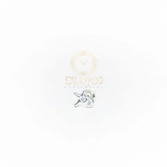 Topos Plata 925 Concha de Mar Rodinado