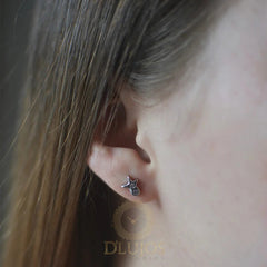 Topos Plata 925 Concha de Mar Rodinado