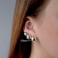 Topos plata 925 Bola lisa de 1mm 