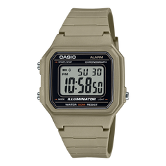 Reloj Casio Caballero W-217H-5AVDF Digital Resina Arena